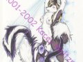 Yiff - lesbian, shower scene - Skunk, wolf.jpg